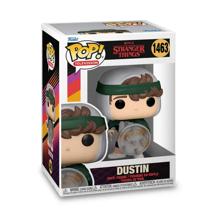Funko Pop! Stranger Things Figurine : Dustin with Shield N° 1463