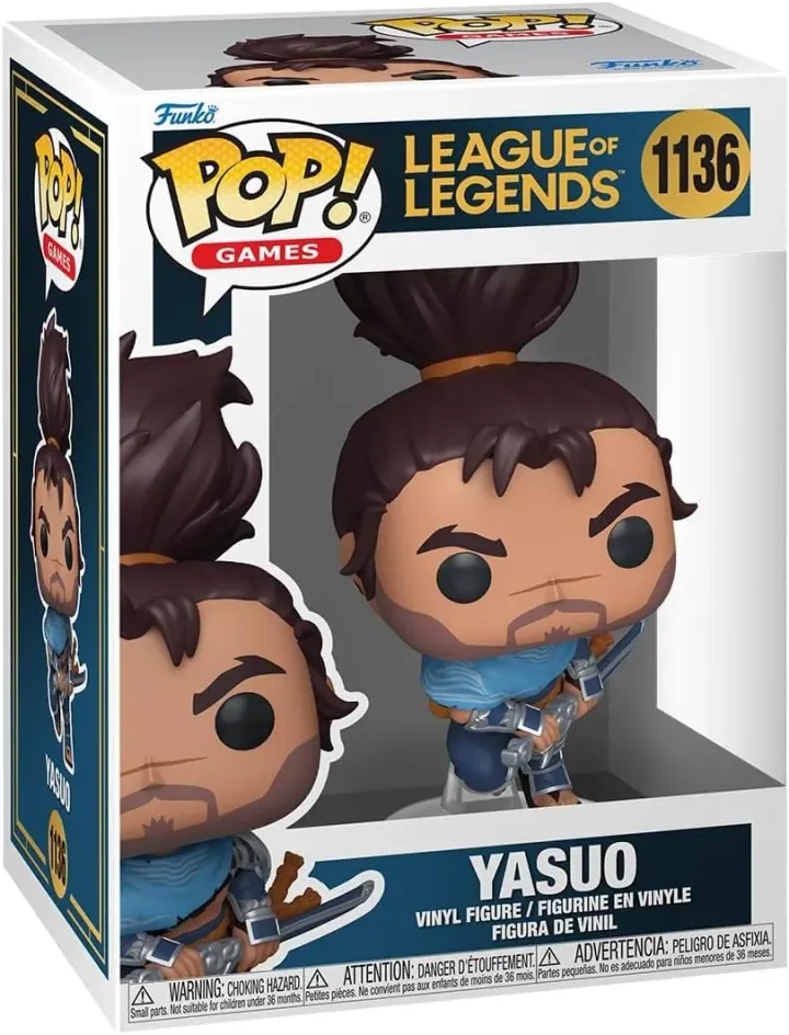 Figurine Funko Pop! Games League of Legends – Yasuo N°1136