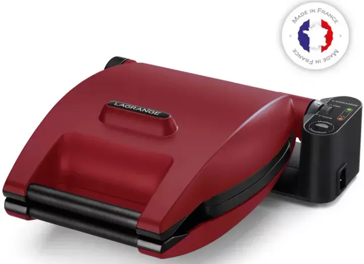 Gaufrier Lagrange Gaufrier Premium Rouge — photo 2