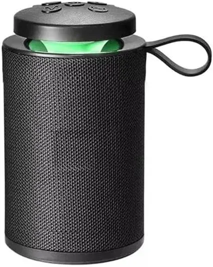 Haut-Parleur Bluetooth Sans Fil – Haut-Parleur Mains Libres pour Appels Extérieurs, Tissu Stéréo, Portable