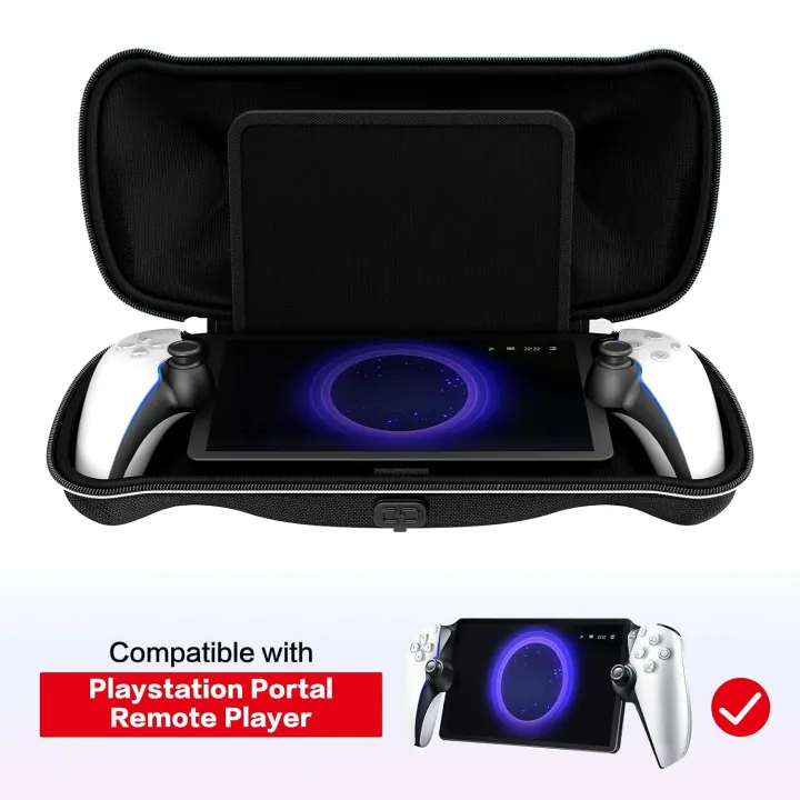 Pack d’Accessoires 7-en-1 ivoler pour PlayStation Portal – Housse Rigide avec Port de Charge, Verres Trempés & Grips — photo 4