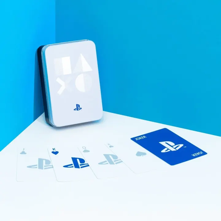 Jeu de Cartes à Jouer PlayStation PS5 avec Boîte Métal – Produit Officiel Collector — photo 3