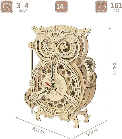 Kit de Construction 3D en Bois – Pendule Mécanique pour Enfants et Adultes — photo 4