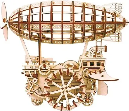 Kit de Construction 3D : Véhicule Aérien à Engrenages Mécaniques LK702