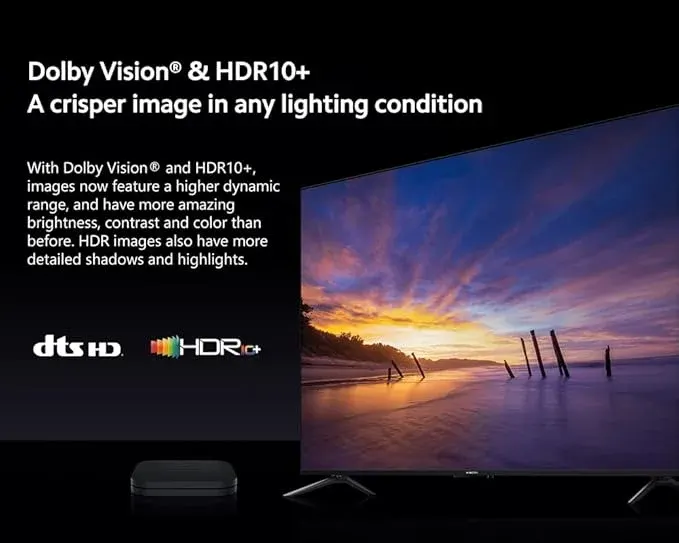 Lecteur multimédia Xiaomi Mi Box S (2nd Gen) – 4K, RAM 2 Go, 8 Go, HDMI 2.1, Dolby Vision, HDR10+, Wi-Fi/Bluetooth, Google TV — photo 4