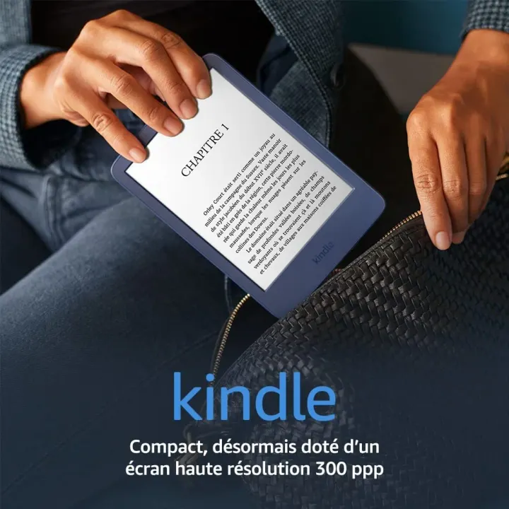 Kindle (2024) : Liseuse 6″ Légère, 16 GO Compacte, Écran Haute Résolution 300 ppp