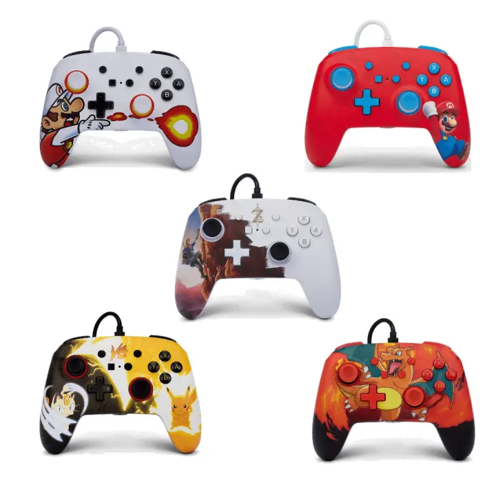 Manette Câblée Améliorée Powera pour Nintendo Switch