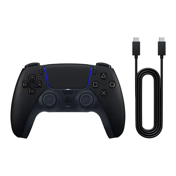 Manette sans fil PlayStation 5 DualSense® Midnight Black + Câble USB pour PC & PS5 — photo 4