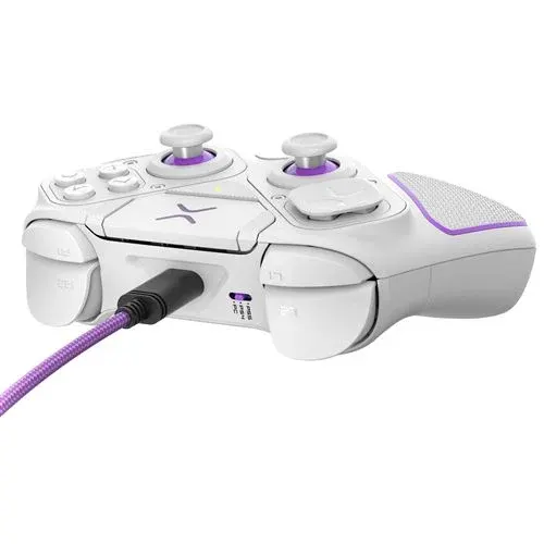 Manette sans fil Pdp Victrix Pro BFG pour PS5 PS4 et PC Blanc — photo 7