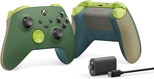 Manette sans fil Microsoft Xbox Edition Spéciale Remix + Batterie officielle — photo 3