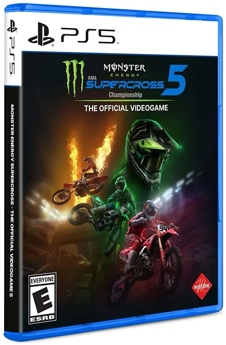 Monster Energy Supercross 5 : The Official Videogame (PS5)