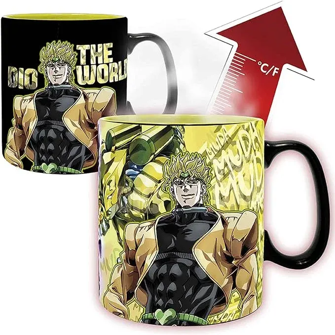 Mug Heat Change Jojo’s Bizarre Adventure – Jotaro Dio – 460 ml