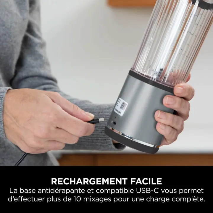 Blender Portable Ninja Blast Blender BC151EUBK – 530 ml Noir — photo 7