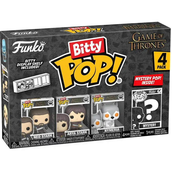 Pack 4 Figurines Funko Bitty Pop Game of Thrones Ned Stark