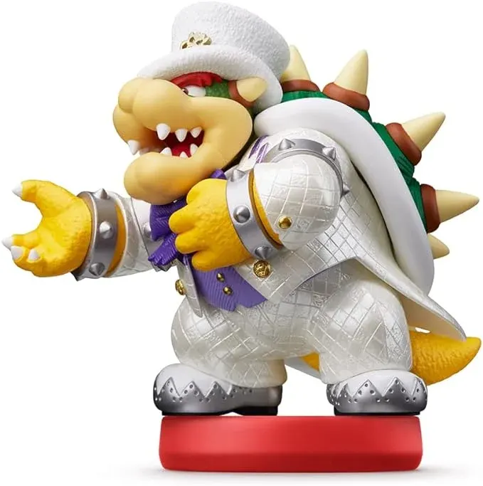 Pack Figurine Amiibo Bowser + Mario + Peach Tenue de Mariage — photo 4