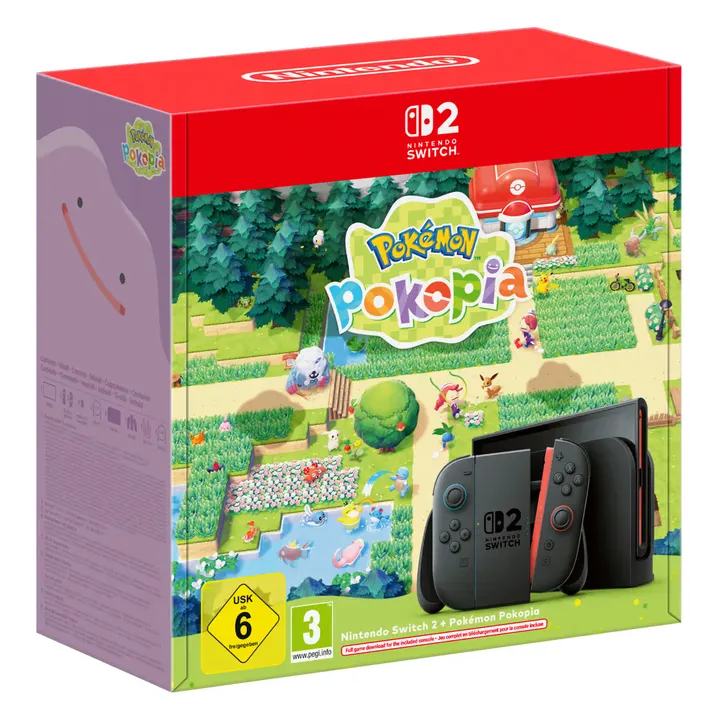 Pack Console Nintendo Switch 2 + Jeu Pokémon Pokopia – Édition Nouvelle Génération