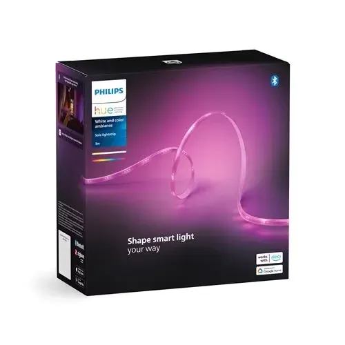 Pack Philips Hue : 2 Ampoules connectées W&C E27 1100lm + Pont de connexion + Dimmer Switch + Ruban LED Lightstrip Solo 3m — photo 4