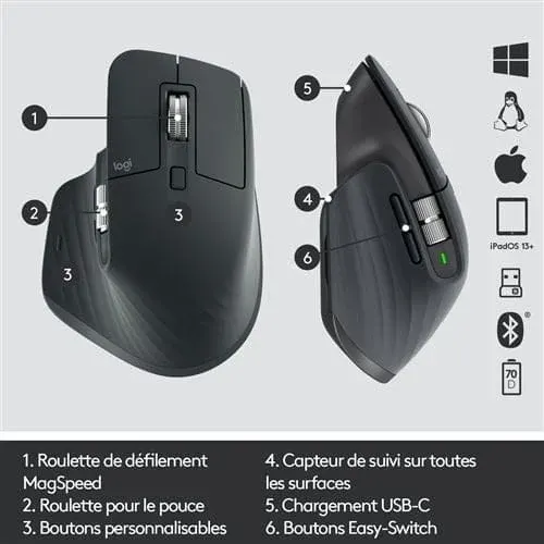Pack Souris sans fil Logitech MX Master 3 — photo 3