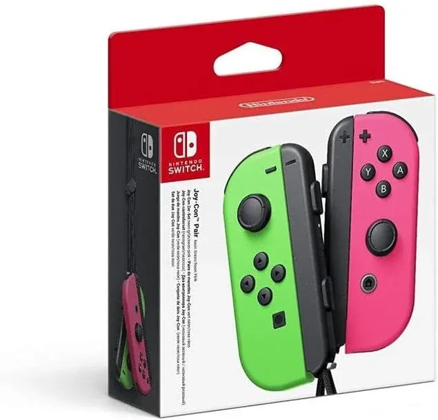 Paire Joy-Con vert/Rose, Bluetooth ( Nintendo Interrupteur)