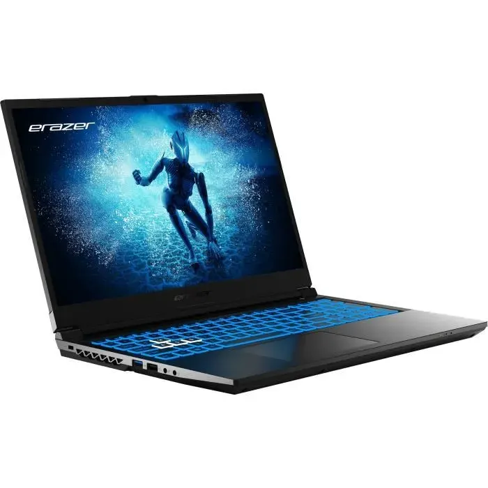 PC portable Gamer – ERAZER – Deputy P60 – 15.6″ FHD – 144 Hz – I5-12450H – RAM 16Go – SSD 512Go – RTX4060 – Livré SANS WINDOWS