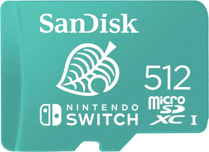 SanDisk Carte microSDXC UHS-I pour Nintendo Switch 512 Go – Produit sous licence Nintendo, jusqu’à 100 MB/s UHS-I Class 10 U3