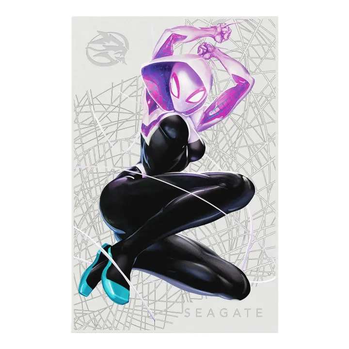 SEAGATE Ghost-Spider Special Edition FireCuda – Disque dur (HDD, 2 TB, Blanc)