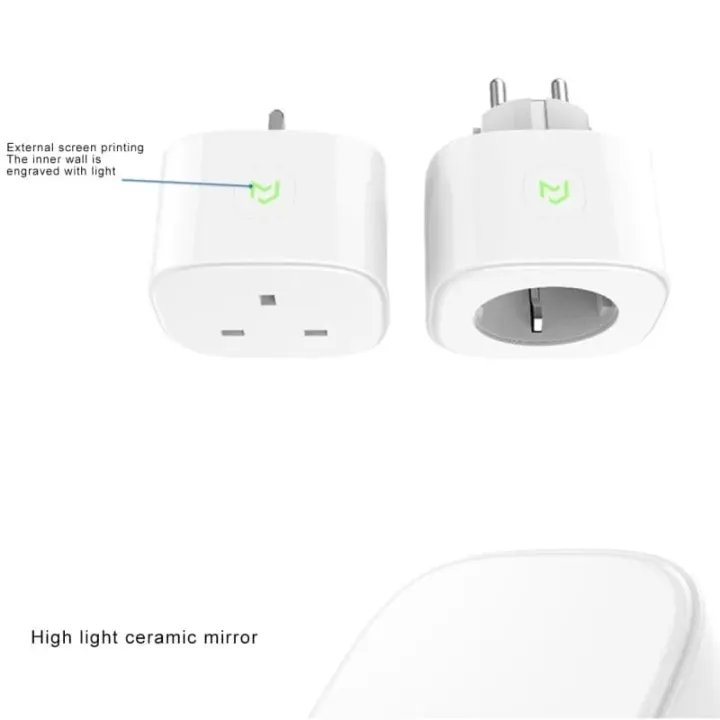 Prise Connectée blanc Meross MSS210 télécommande WiFi – Alexa — photo 3