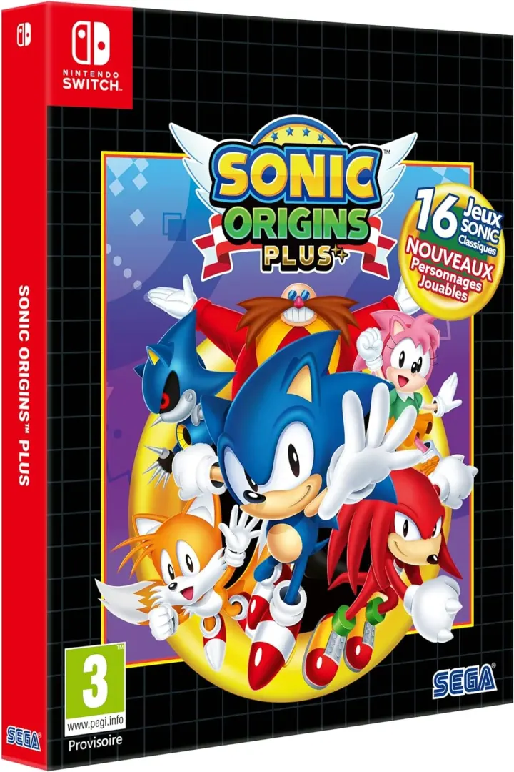 Jeux Vidéo Sonic Origins Plus – Day One Edition pour Nintendo Switch
