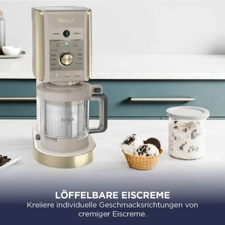 Ninja CREAMi Deluxe NC502EUSTGD Machine à glace Sorbetière multifonction 10-en-1 — photo 5