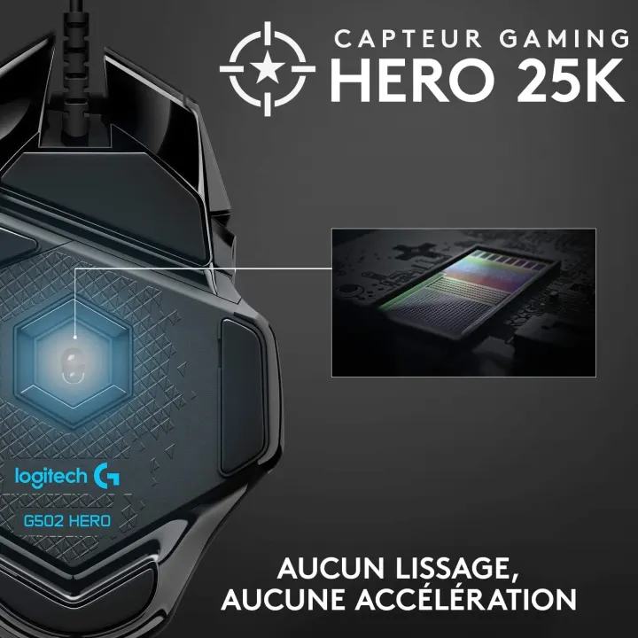 Souris G502 Hero Logitech — photo 2
