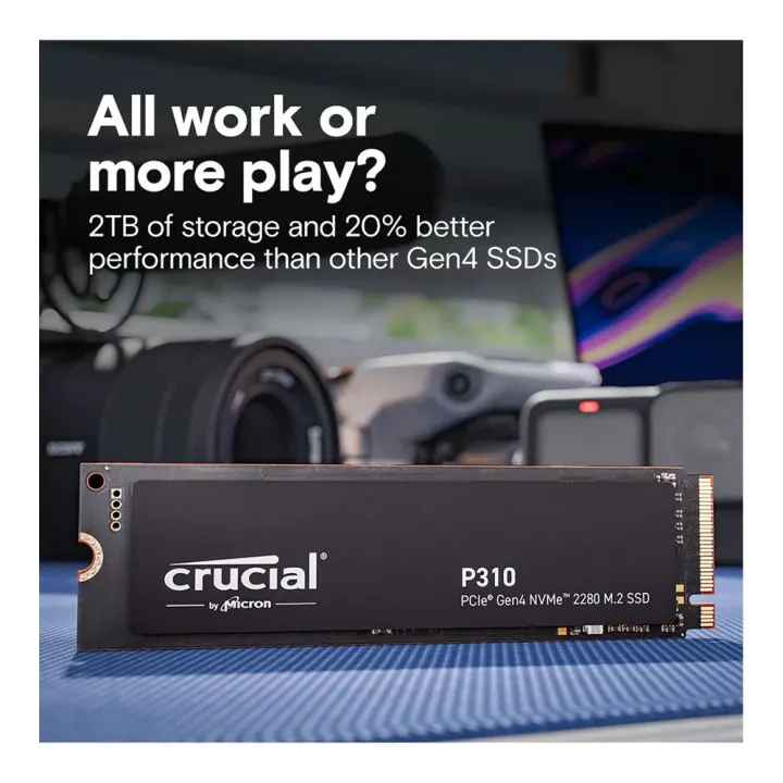 SSD NVMe Crucial P310 2TB – PCIe Gen4 x4 M.2 2280 — photo 3