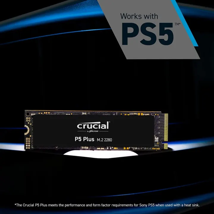 Crucial P5 Plus Disque SSD Gaming de 1 To M.2 NVMe, Compatible avec PS5 — photo 3
