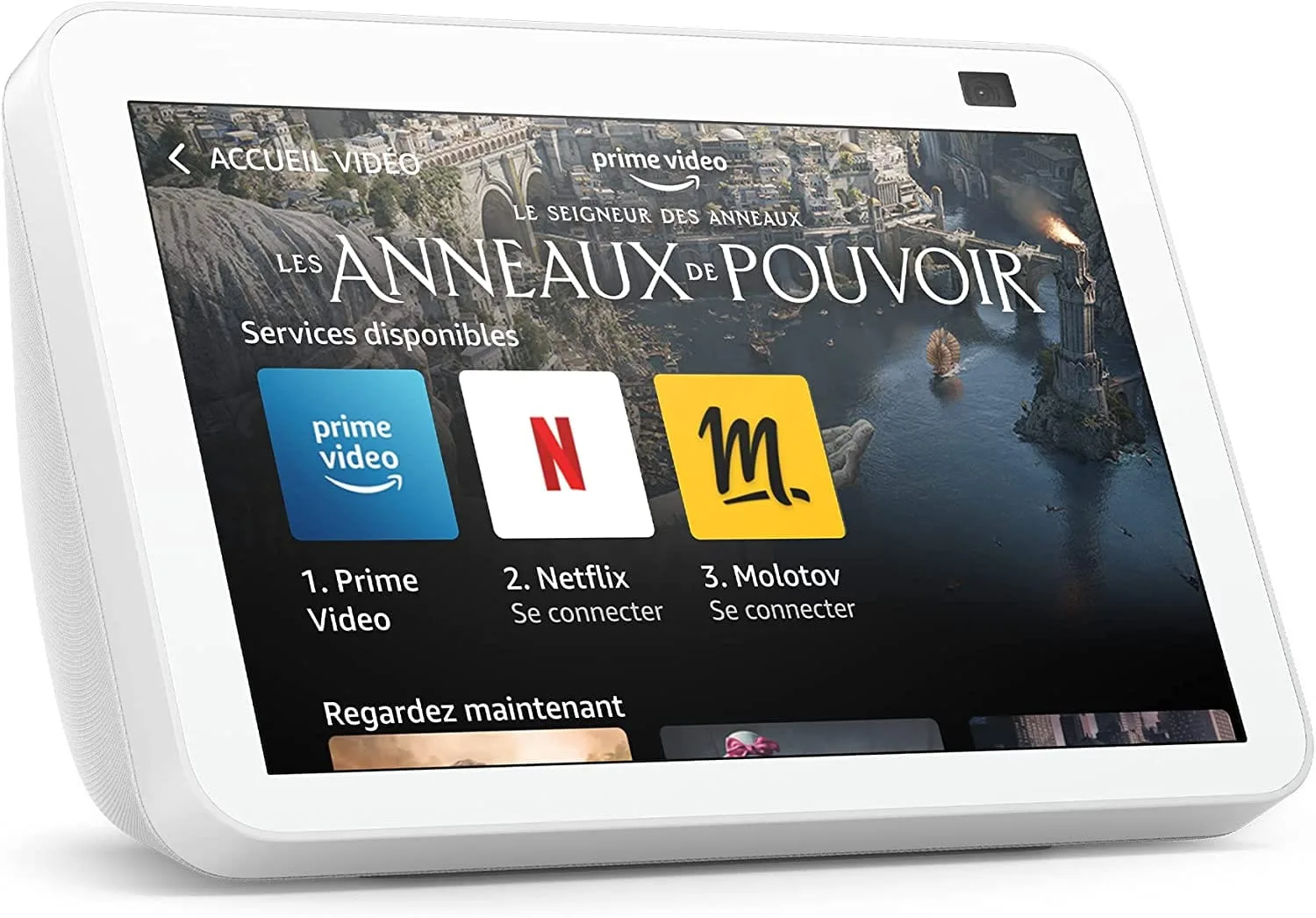 Enceinte connectée assistant vocal Echo Show 8 2 ème génération avec écran tactile⎜AMAZON ECHO