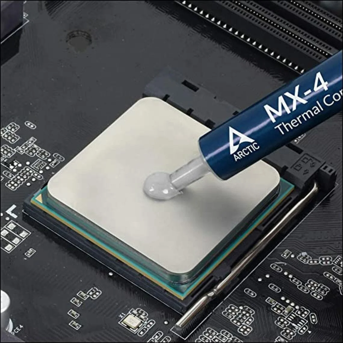 ARCTIC MX-4 (4 g) - Pâte thermique de haute performance pour tous les  processeurs (CPU, GPU - PC, PS4, XBOX), conductivité thermique très élevée,  longue durée de vie, application sûre, non-conductrice 