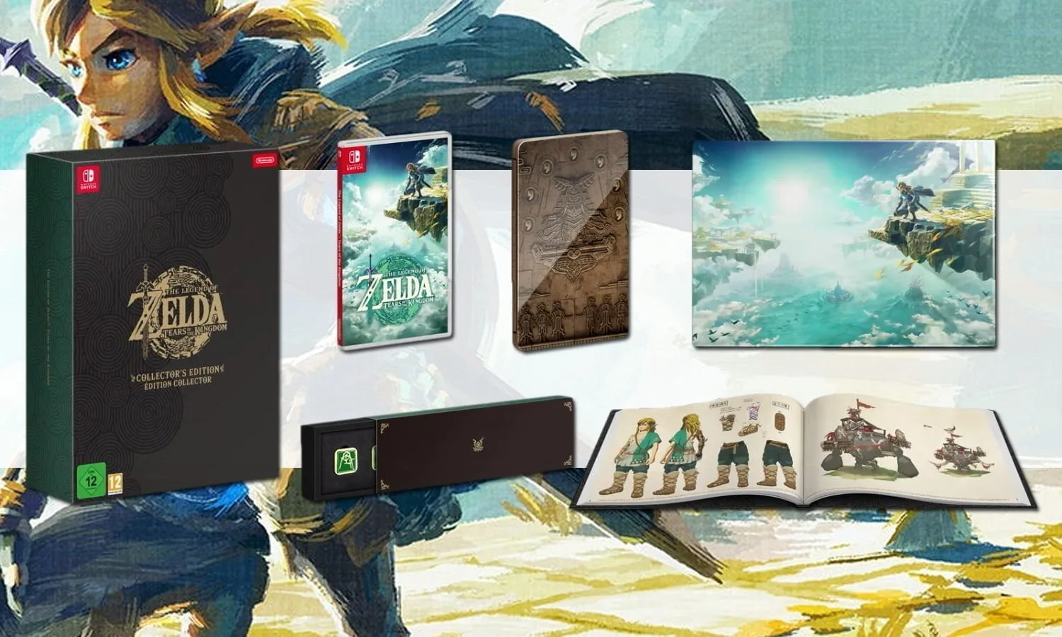 Trader Games - THE LEGEND OF ZELDA TEARS OF THE KINGDOM COLLECTOR S EDITION SWITCH JAPAN GAME IN ENGLISH/FR/DE/ES/IT) on Nintend