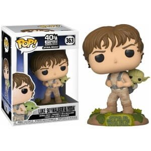 Figurine Funko Pop! Star Wars: Luke Skywalker & Yoda N° 363