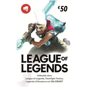 Carte Cadeau League of Legends 50€ | Riot Points