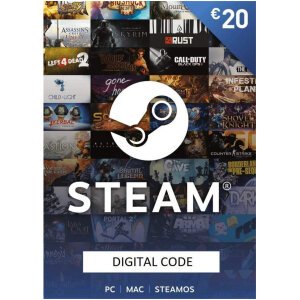 Carte Cadeau STEAM - 20 EURO (Code Digital)