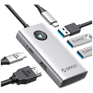 ORICO Hub USB C, 5 en 1 Adaptateur de Station d'accueil USB C