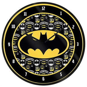 DC Comics – Horloge Murale Logo Batman – Décoration Geek et Collector