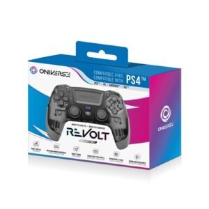 Manette sans fil Oniverse Revolt – Bluetooth Mercure Noir (PS4, PC, Android, iOS)