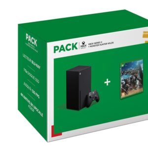 Pack Console Xbox Series X Noir + Monster Hunter Wilds