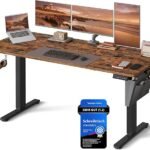 SONGMICS LSD136K01 Bureau Électrique Réglable SONGMICS 160x70 cm – Hauteur Ajustable Maroc