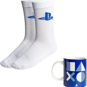 Paladone PP7910PS Playstation Mug and Socks Gift Set | Officially Licensed Gaming Merchandise