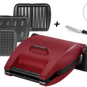 Lagrange Waffle maker Premium Gaufres - Red