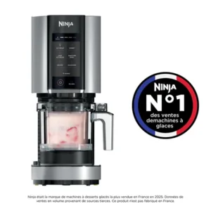 Ninja CREAMi NC302EU Ice Cream Maker Black Grey Sorbetière