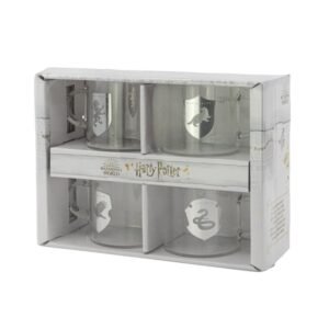 Set Espresso Harry Potter Espresso Glass Mugs Set of 4