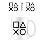 PlayStation: Mug Design White Ceramic Mug Shapes Black 11oz 315ml