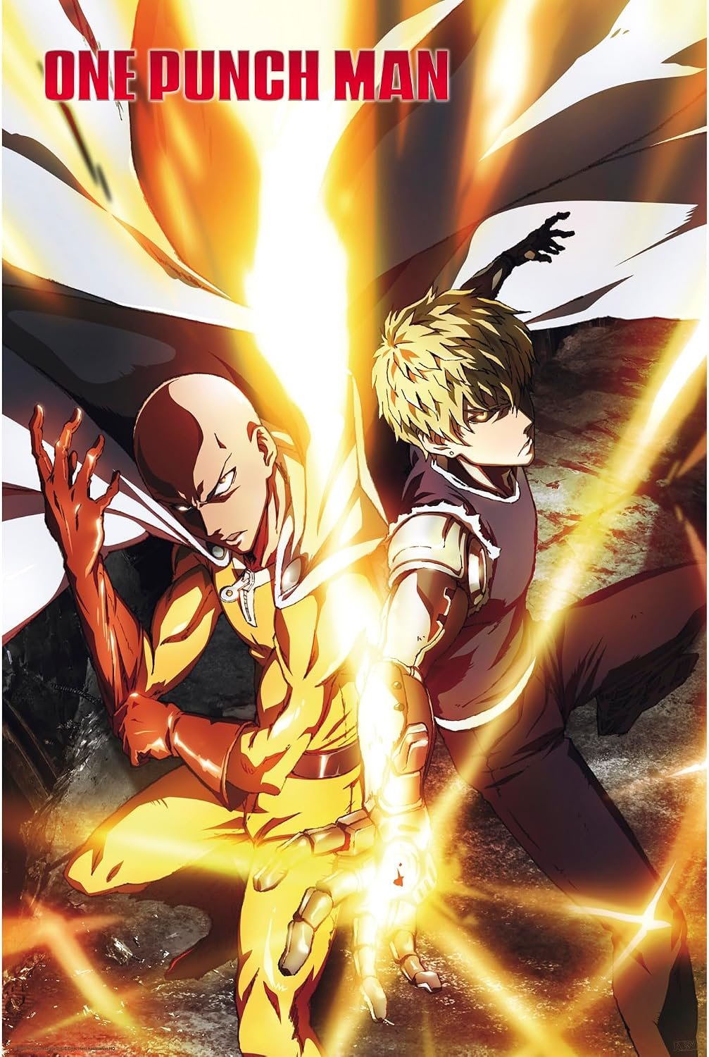 Poster One Punch Man – Saitama & Genos (91.5 x 61 cm) – ABYstyle Maxi