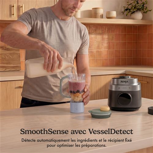 Blender Multifonction 3-en-1 Ninja CrushBOSS 1200W Noir (LB401EUBK) – Hachoir, Robot & Gourde Nomade — photo 6